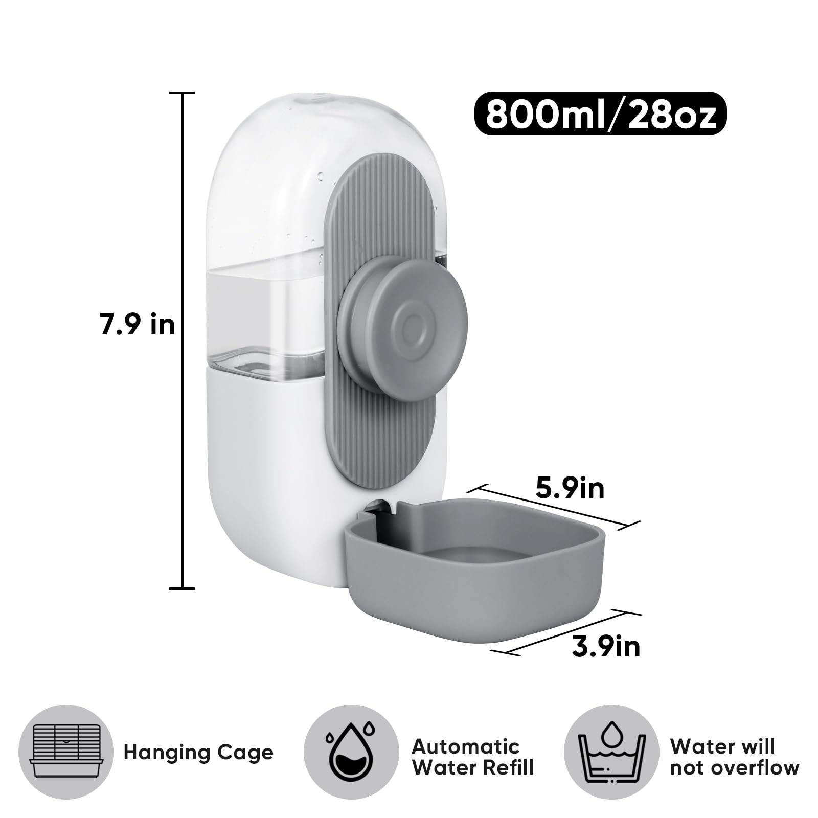 Distributeur Lemtrflo, dimensions adaptées pour cages compactes.