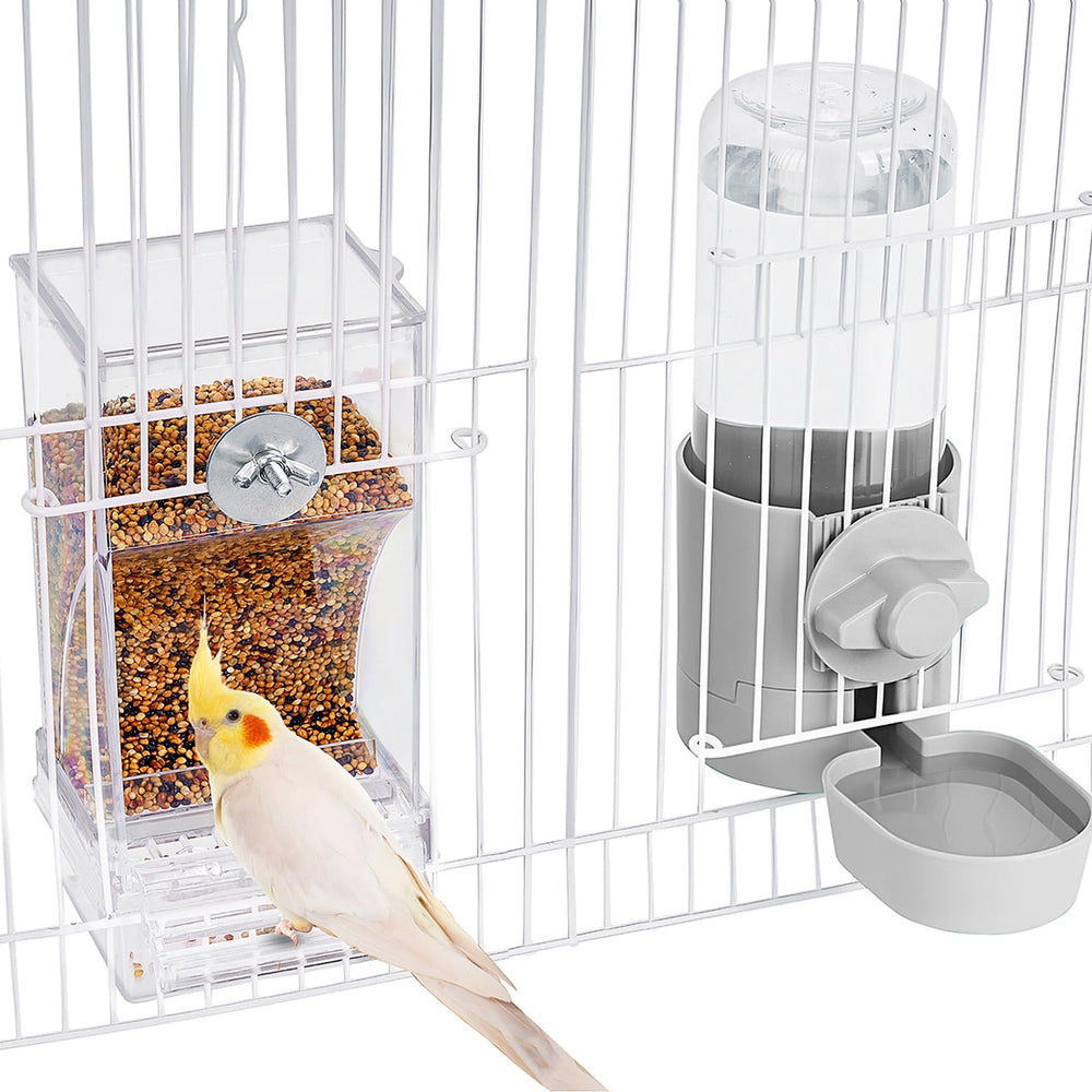 Lemtrflo nourrisseur oiseau sans desordre, facilite le nettoyage de la cage.