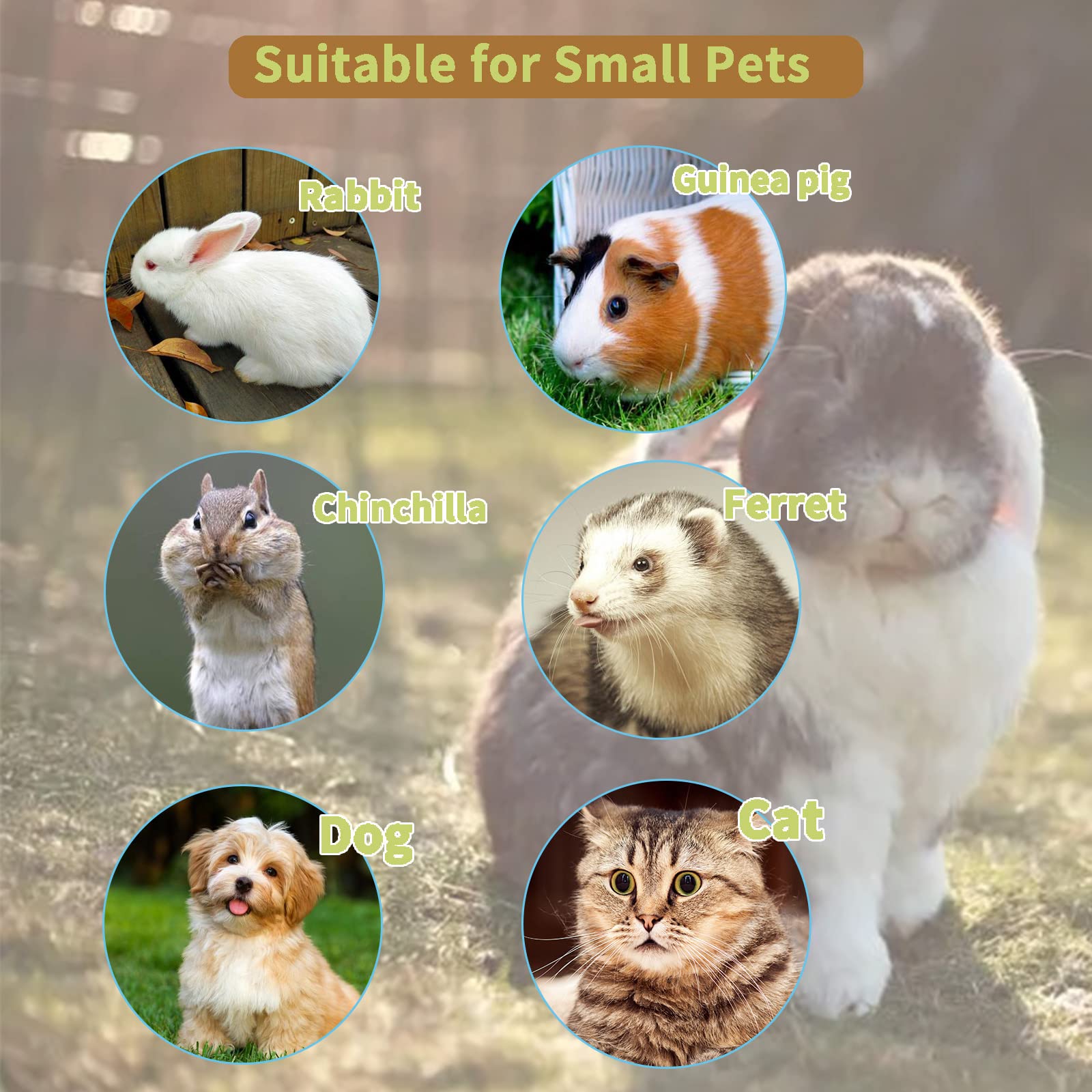 Utilisation Lemtrflo pour petits animaux, installation simple sur cage.