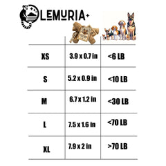 Lemuria batonnet bois cafe pour chien favorise le nettoyage dentaire.