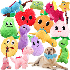 Lenwen ensemble 15 jouets chien grands – divertissement durable pour chiens.