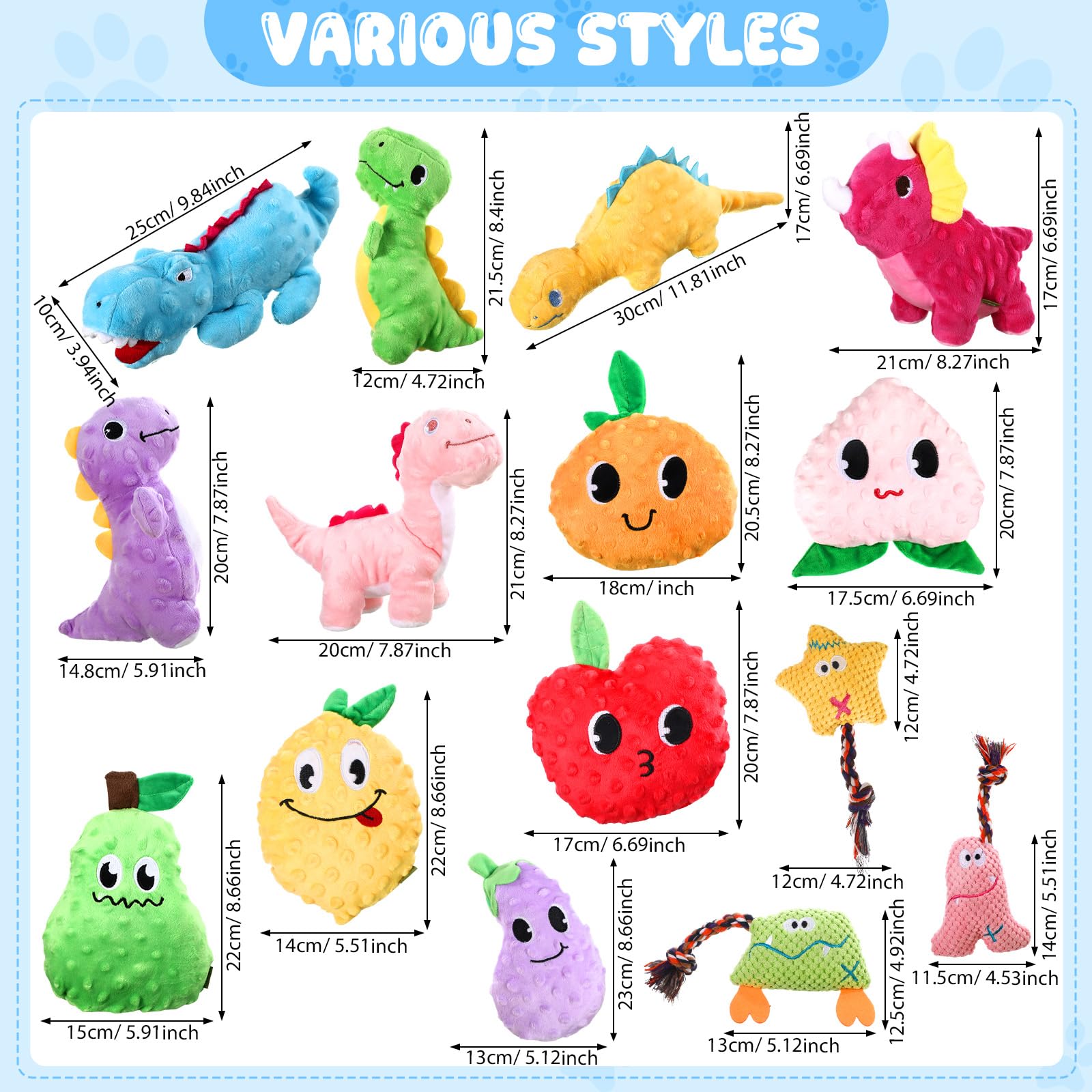 Lenwen jouets dinosaures – stimulation mentale et activité physique pour votre chien.