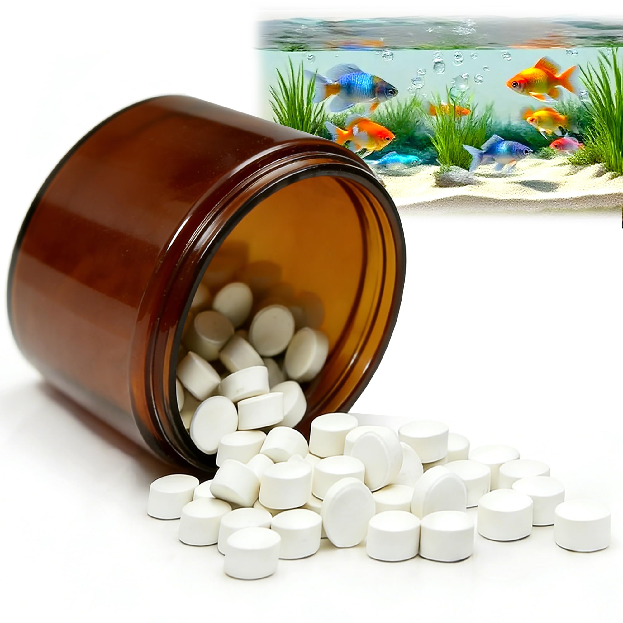 LeoTube tablettes-purification-eau-aquarium clarifie rapidement l'eau pour poissons et plantes
