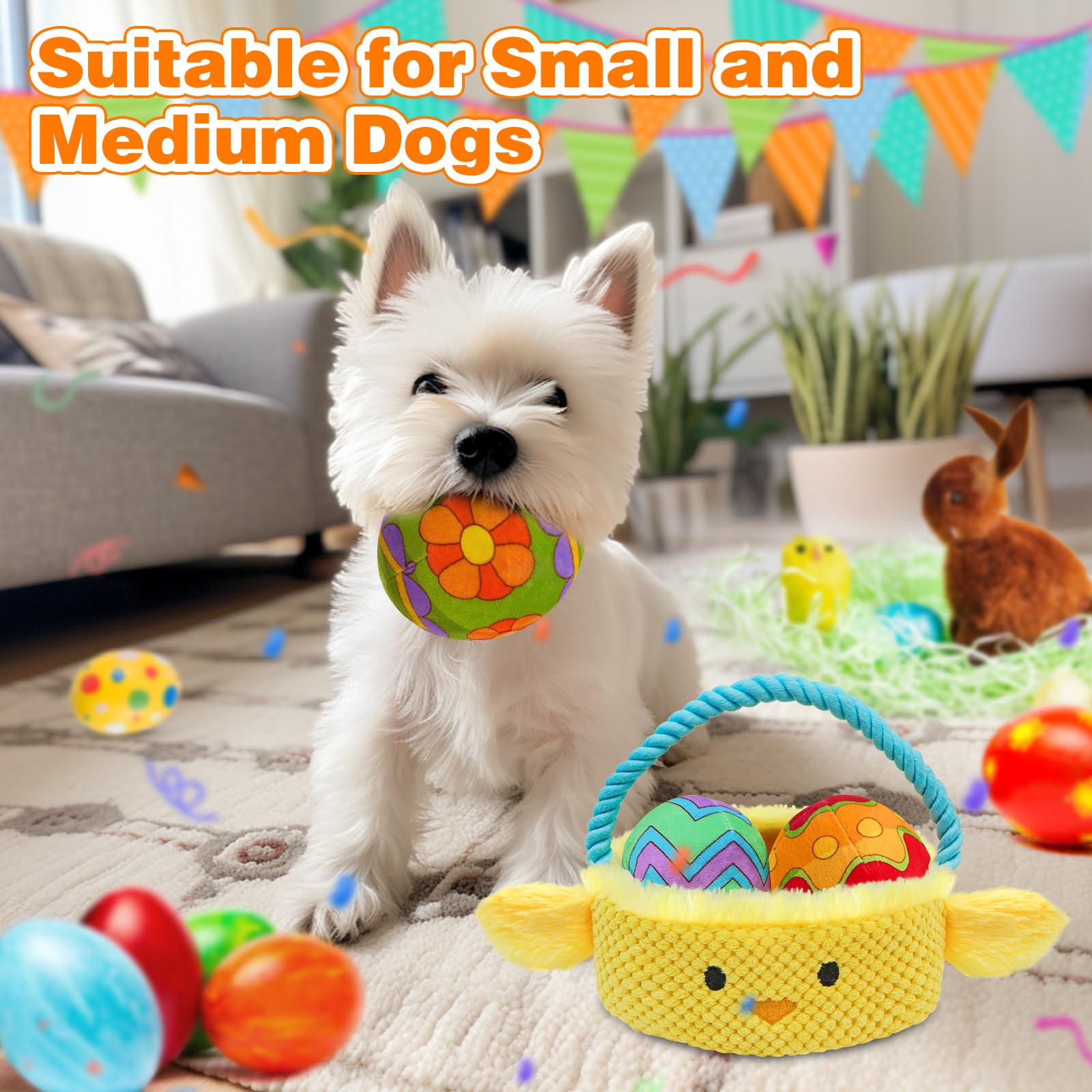 Lepawit cadeau chien paques, parfait pour petites et moyennes races.