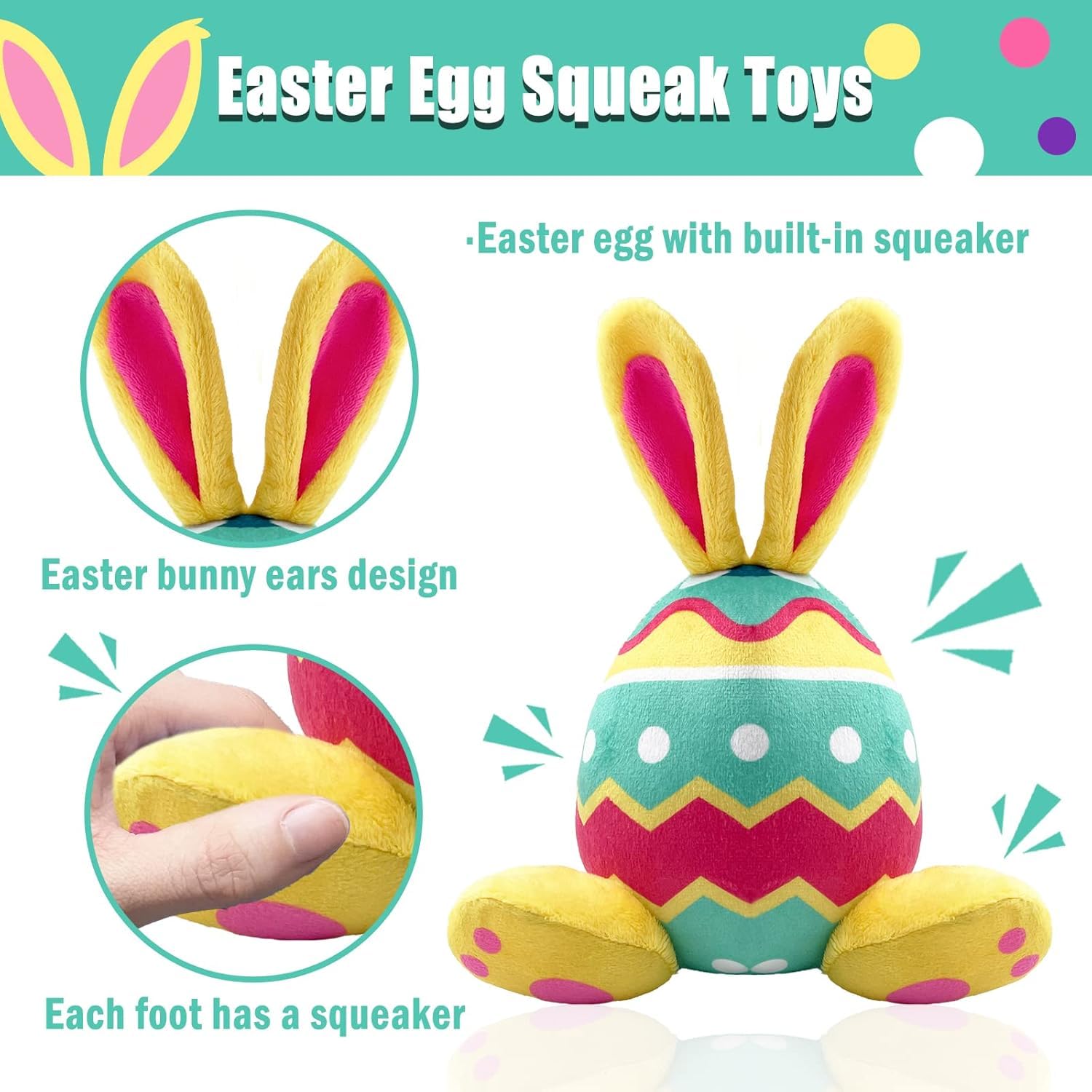 Design festif Lepawit lapin jaune, parfait pour Pâques et jeux.