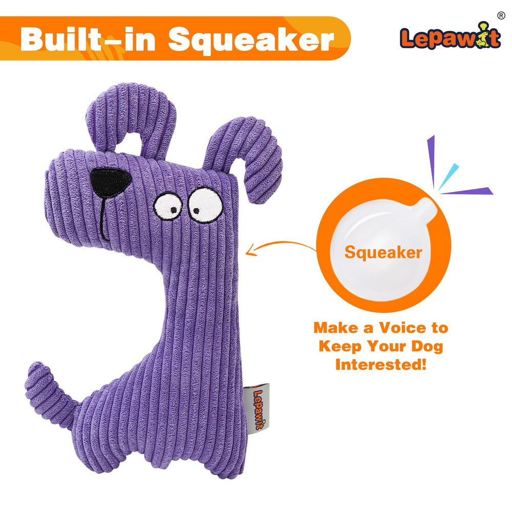 Lepawit jouet interactif chien peluche douce pour sessions en intérieur.
