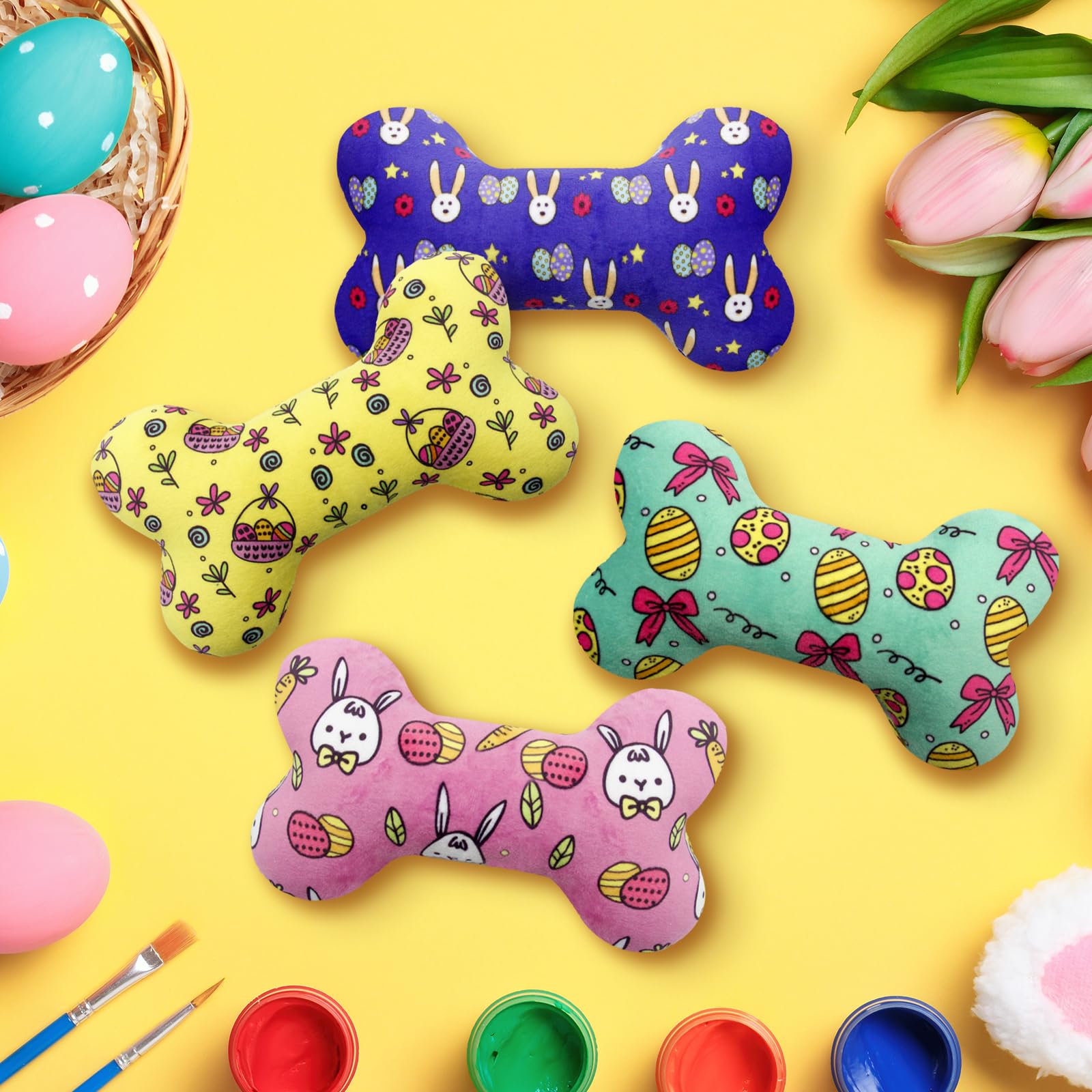 Lepawit os-peluche-siffle chien moyen: stimulation et mastication divertissante