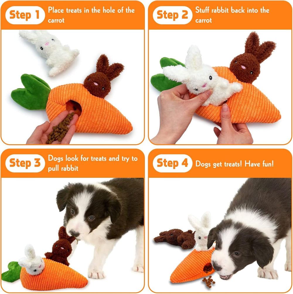 Jouet Lepawit Paques: petite taille adaptée pour chiens petits.