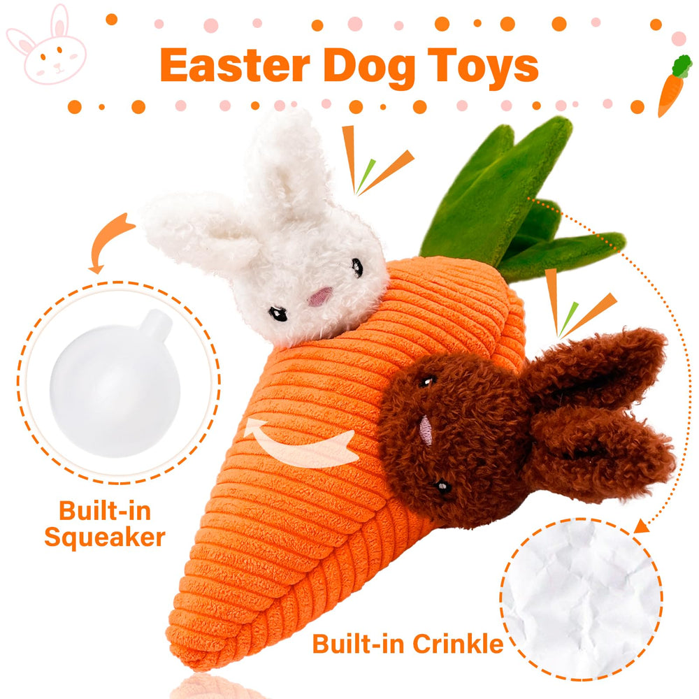 Jouet Lepawit Paques: peluche lapin doux et sûr pour jeux quotidiens.