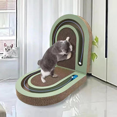 LeQOS Tapis Grattoir Pliable 26 Pouces, longue surface pour griffage et jeu.