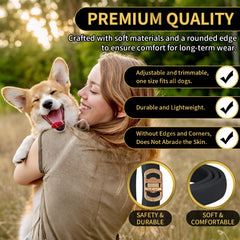Lerqua collier ajustable 65 cm, s'adapte facilement à votre chien