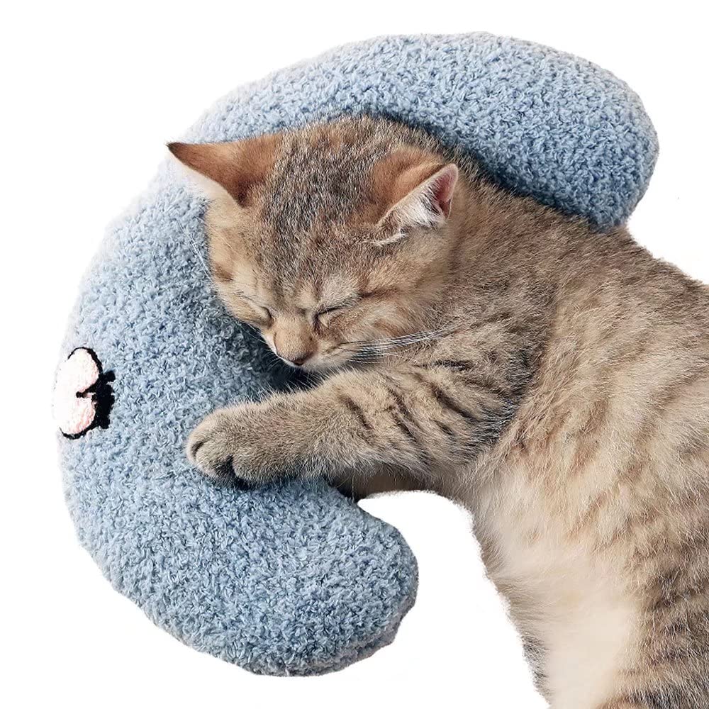 Les Arbres Fair coussin chat demi-anneau doux pour le confort quotidien