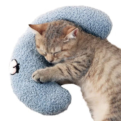 Les Arbres Fair coussin chat demi-anneau doux pour le confort quotidien