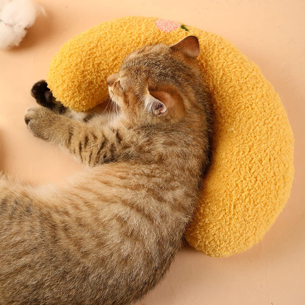 Les Arbres Fair coussin chat demi-donut relaxation aide au repos