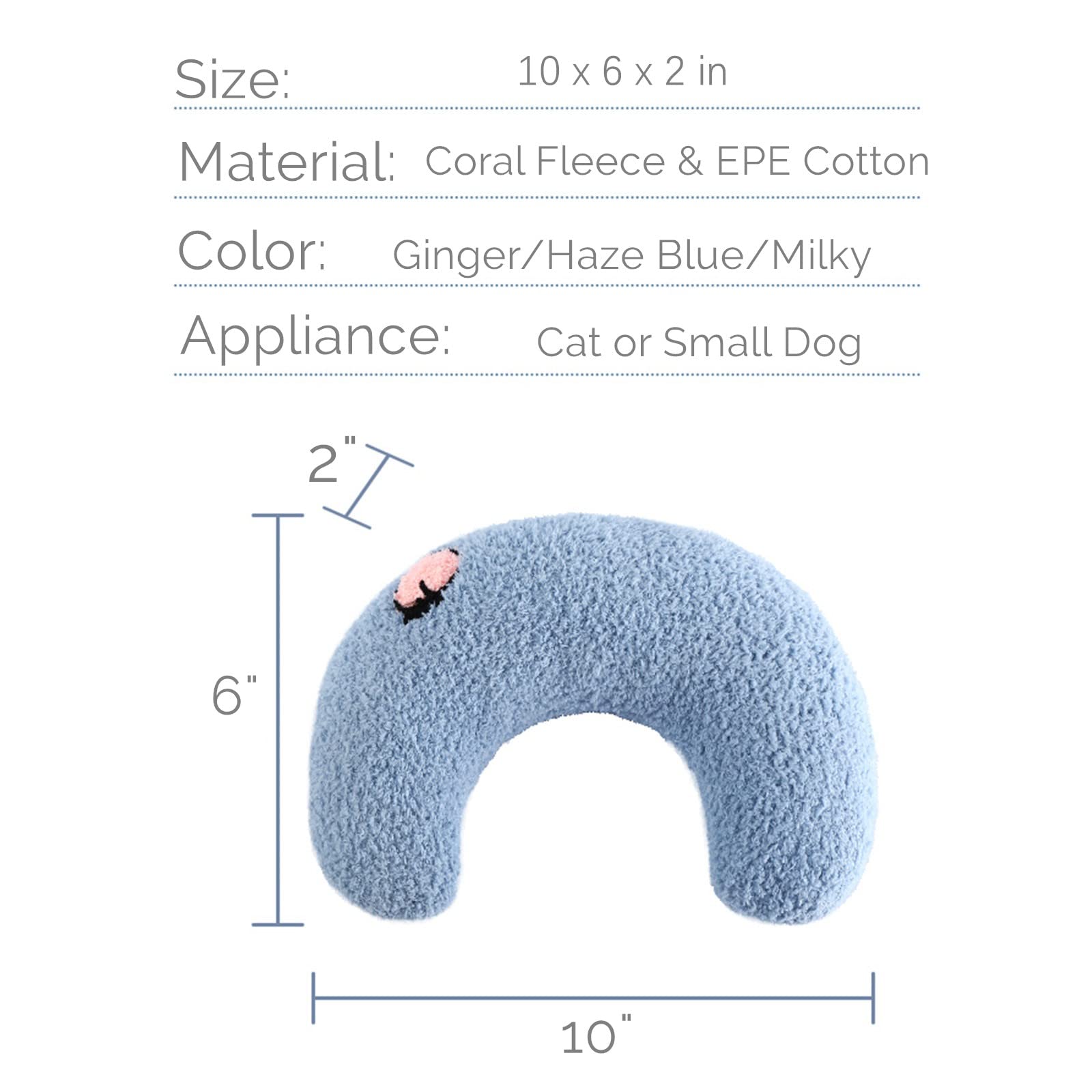 Les Arbres Fair coussin chat zen, favorise un sommeil paisible