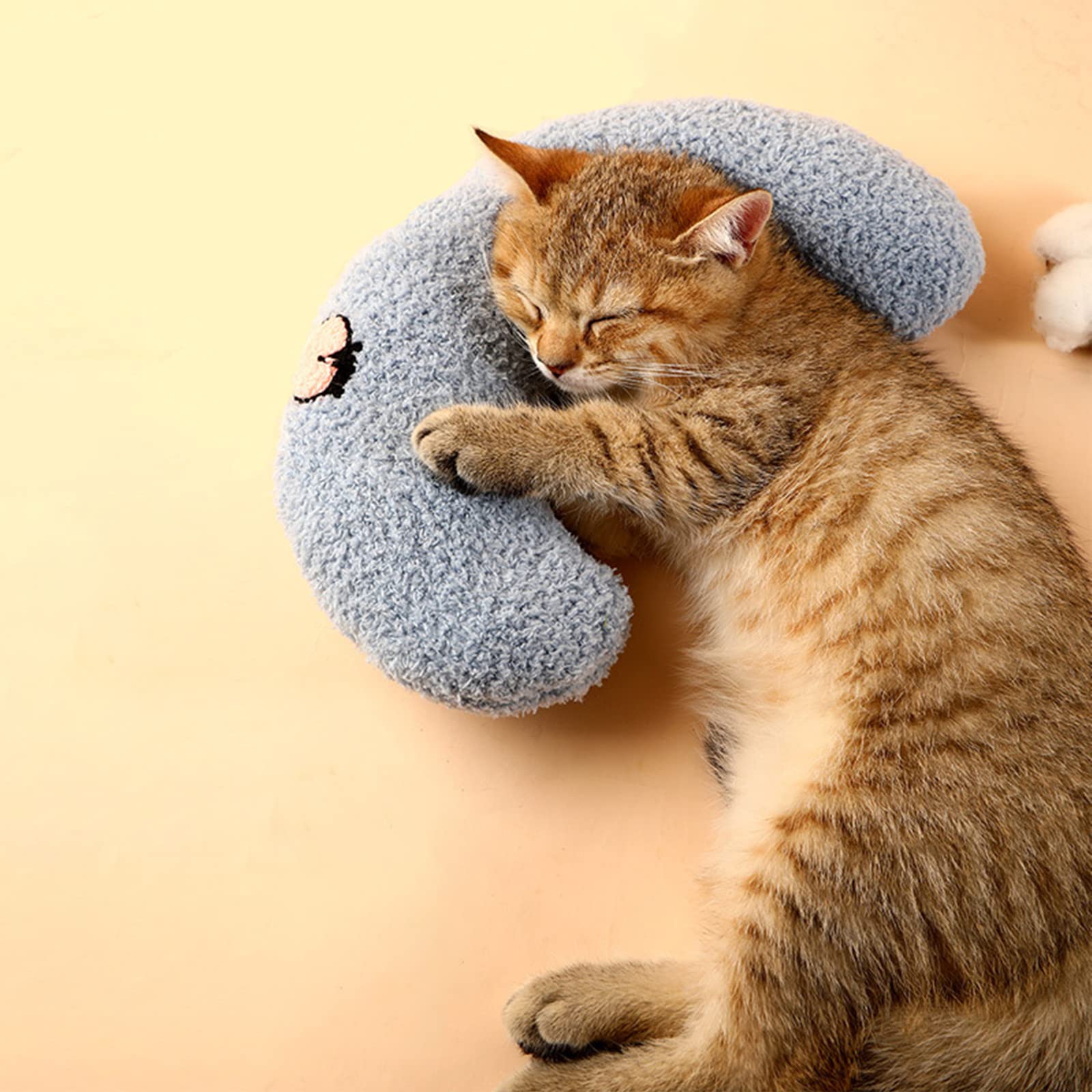 Les Arbres Fair tissage peluche chat doux, idéal pour les moments de repos