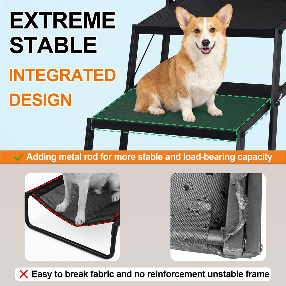 Lesguyor escaliers chien pliables portables – rangement simple et rapide.