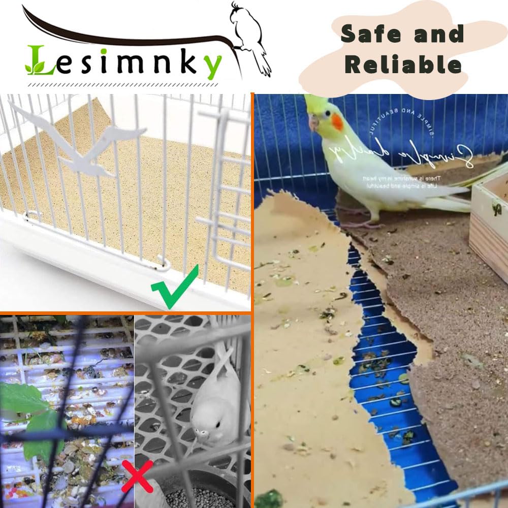 Utilisation quotidienne Lesimnky, liner pour cage d'oiseaux.