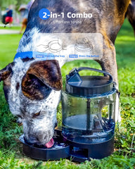 Lesotc bouteille eau voyage chien joint-silicone-etanche évite les fuites lors des trajets.