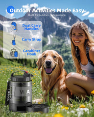 Lesotc bouteille eau voyage chien sans-bpa garantit une boisson sûre pour votre compagnon.