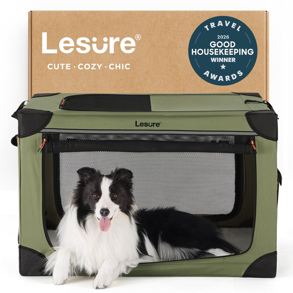 Cage pliable Lesure pour chien 36 pouces, pratique pour les voyages
