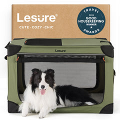 Cage pliable Lesure pour chien 36 pouces, pratique pour les voyages