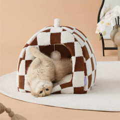 LE SURE caverne-chat-interieur: refuge douillet pour siestes paisibles.