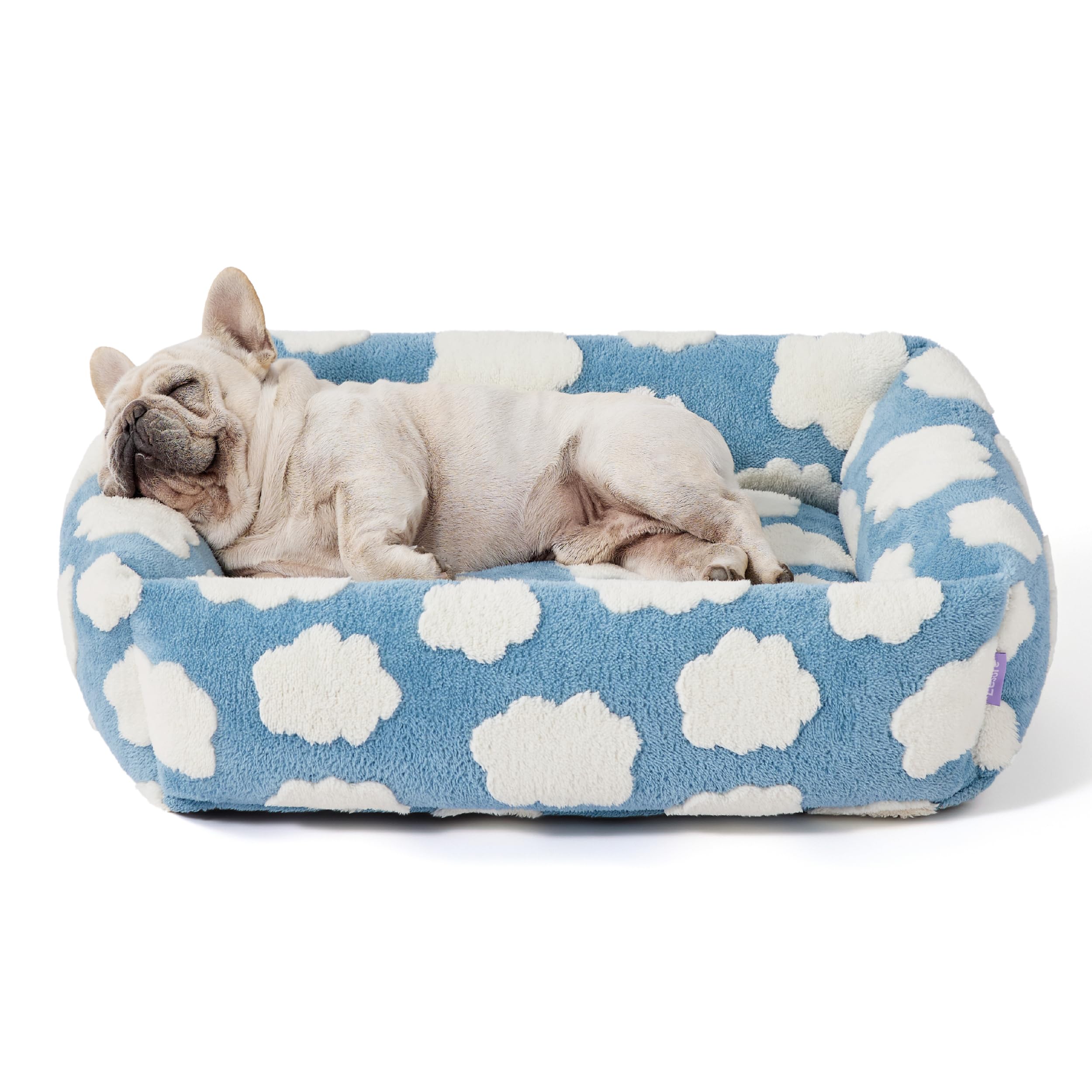 lesure-lit-chien-rectangulaire-orthopedique: soutien cervical pour chiens moyens.