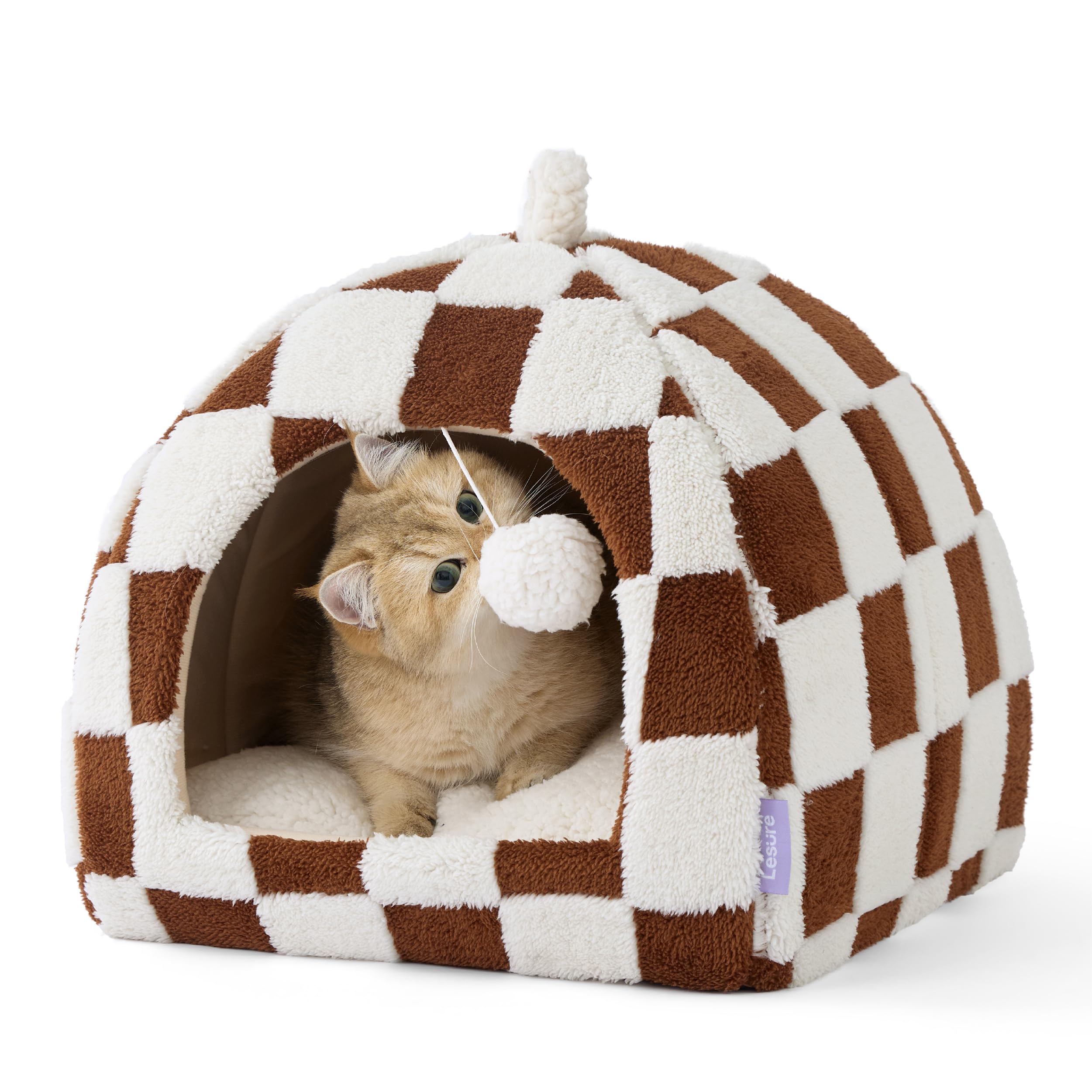 LE SURE lit-pour-chat 2-en-1: confort polyvalent pour chats et chatons.
