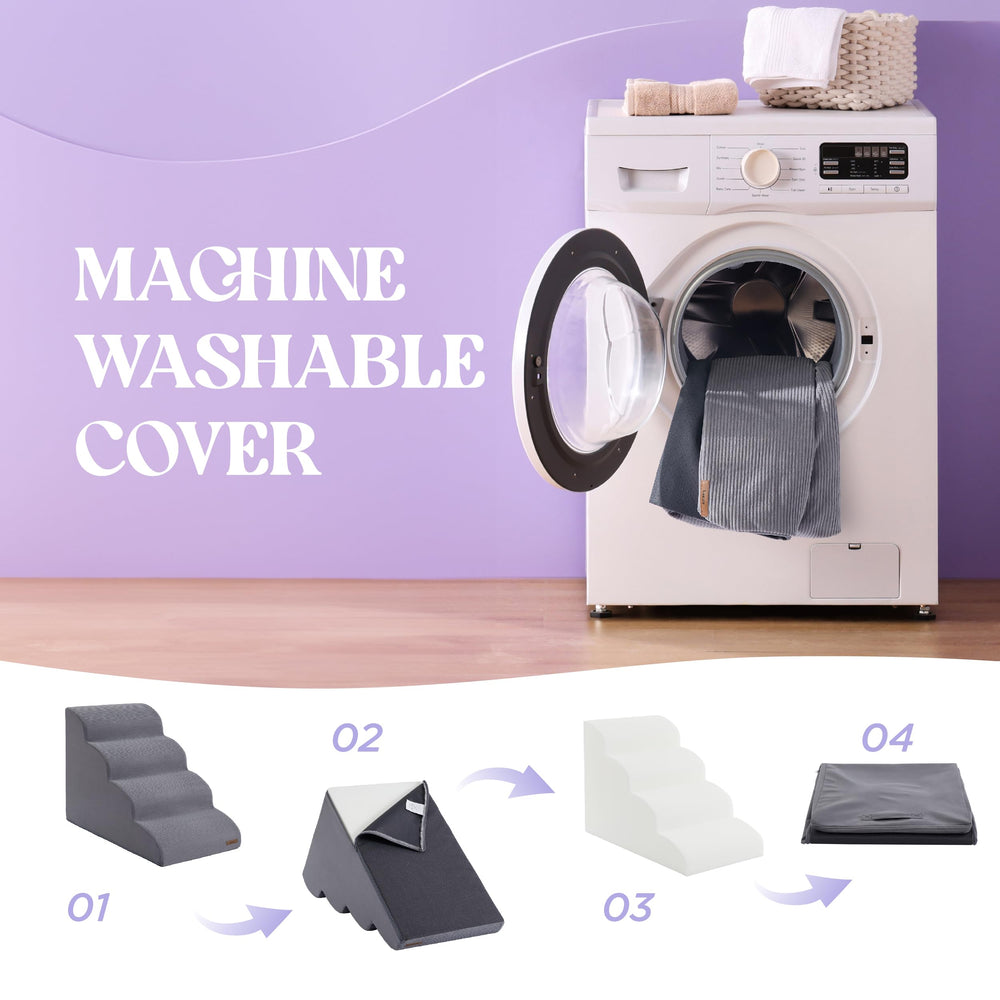 Lesure rampe démontable et lavable gris: nettoyage simple et hygiène.