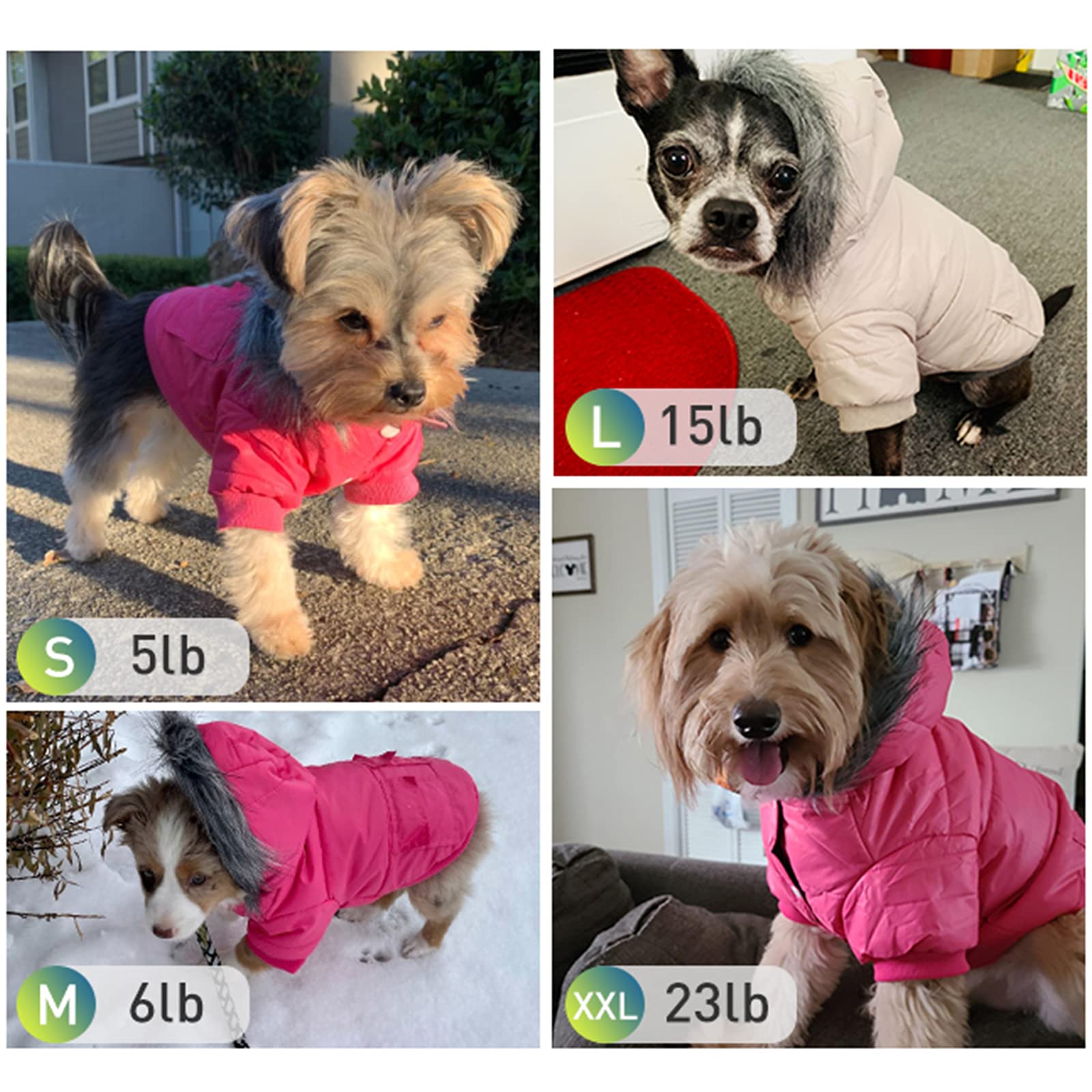 LESYPET manteau-petit-gris-fluffy : texture fluffy et chaude pour l'hiver.
