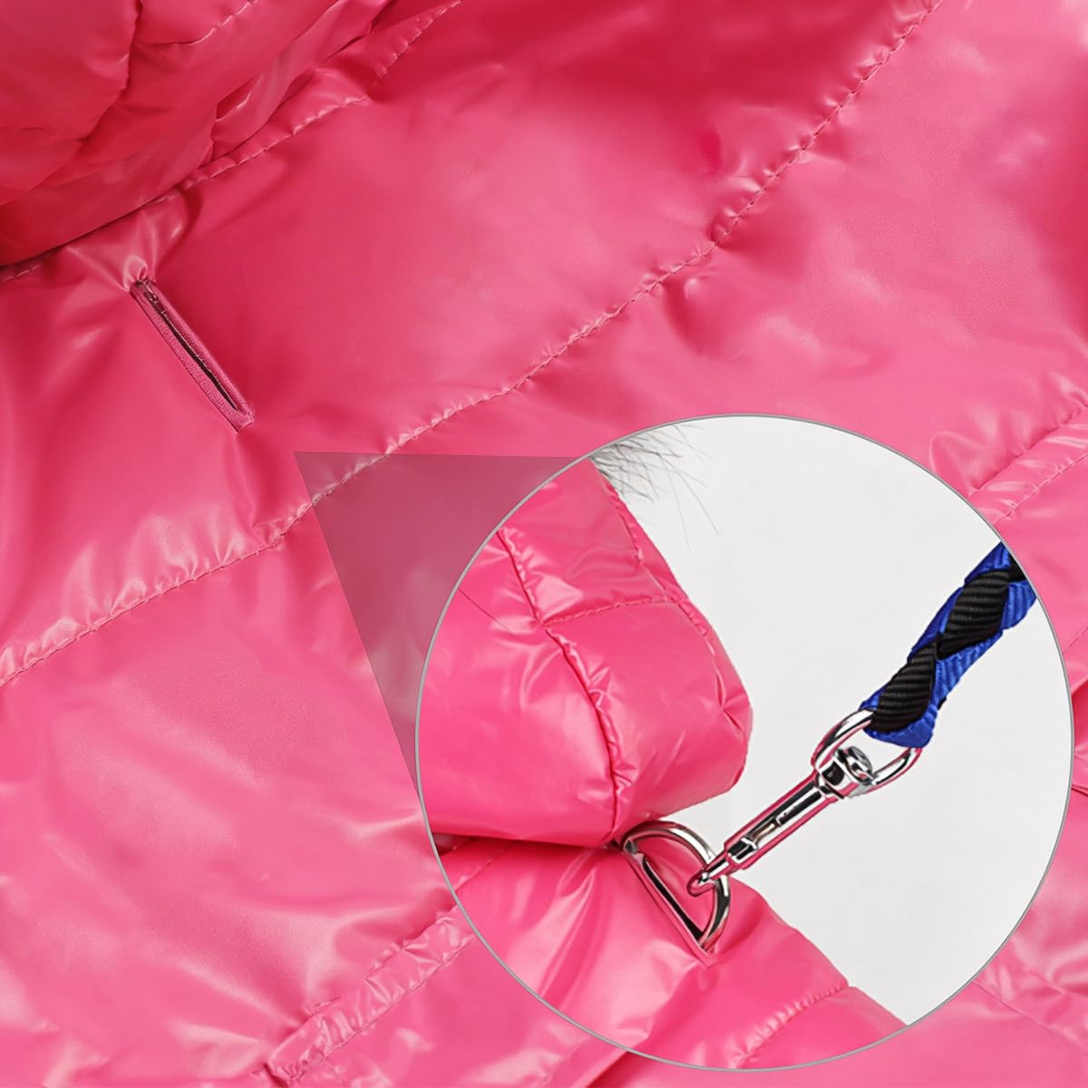LESYPET manteau-petit-pression-fermeture : fermeture par pression pour enfiler rapidement.