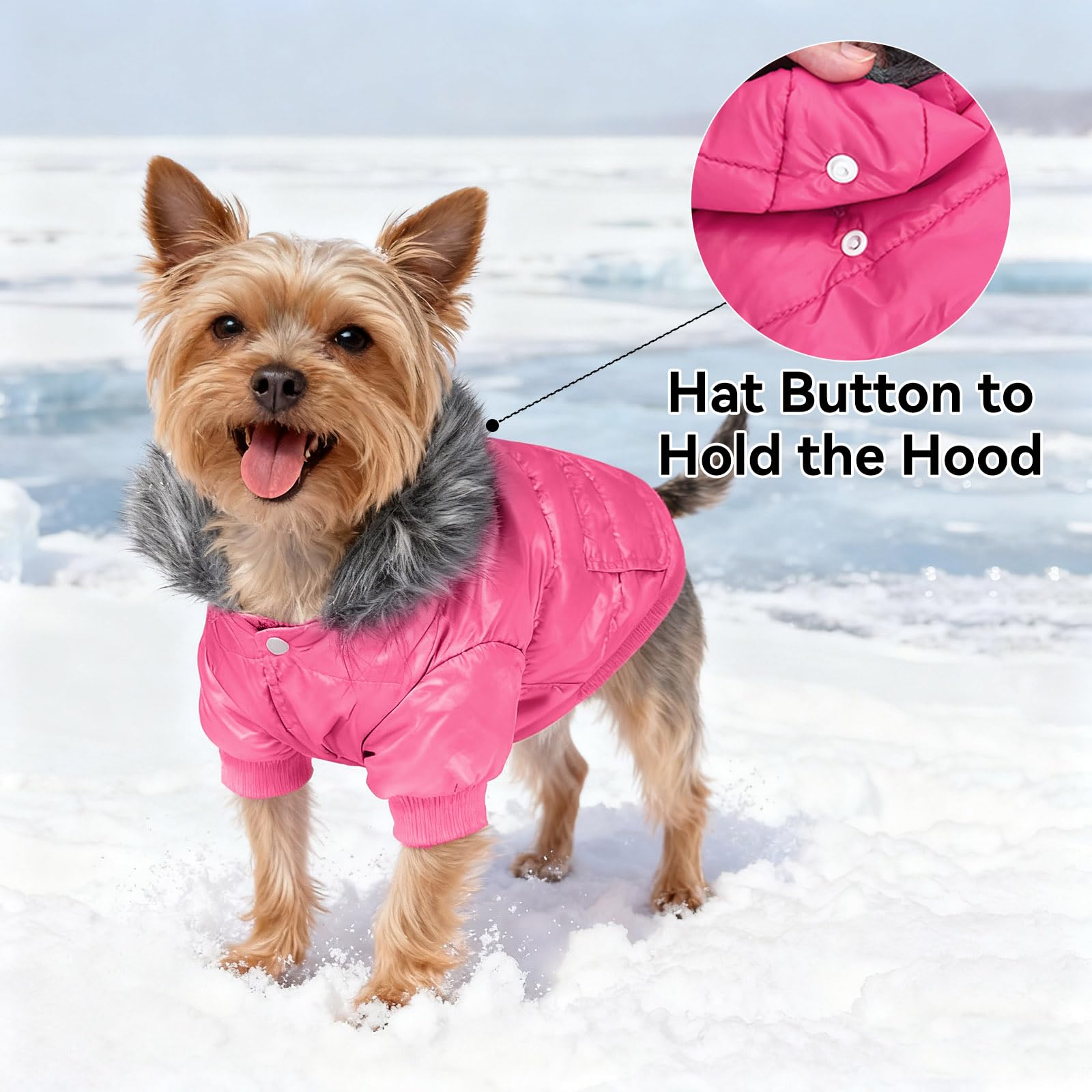 Dos de la veste LESYPET rose montrant la coupe adaptée et le style.