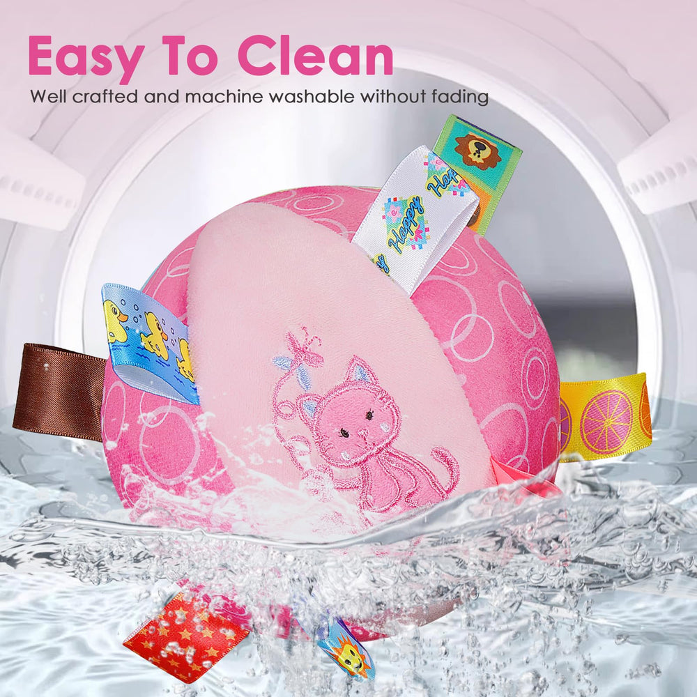Letalong balle peluche lavable, facile à nettoyer après les séances.