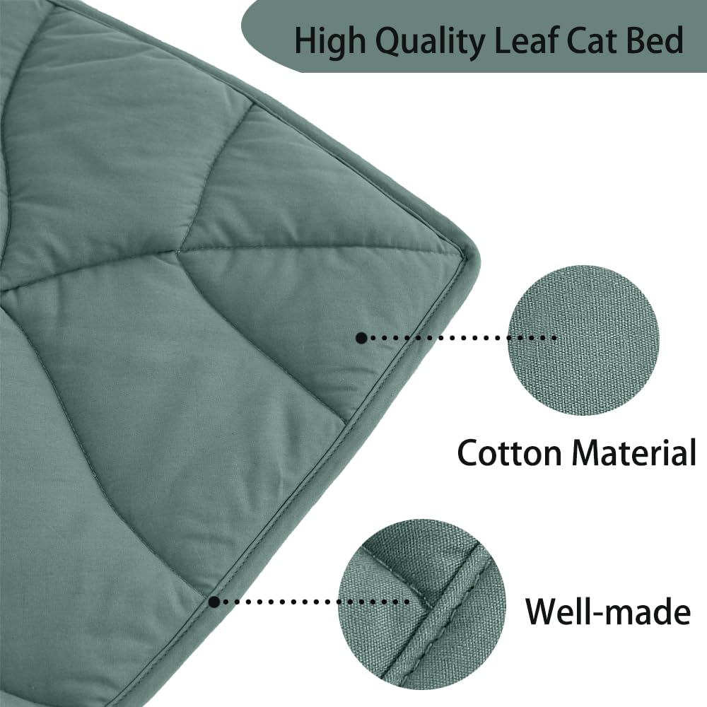 Letalong design-feuille chat intérieur apporte ambiance naturelle et douillette.