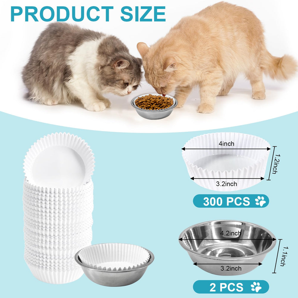 letesult gamelles-inox-chat: durables et réutilisables pour repas propres