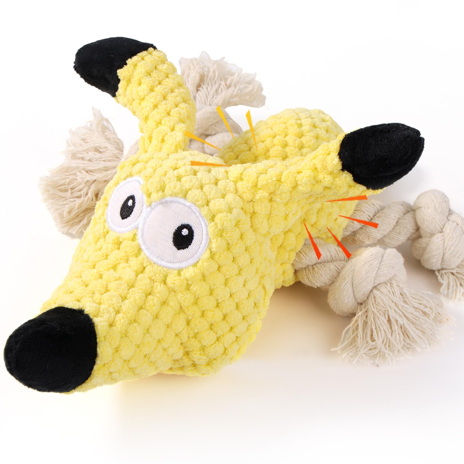 Jouet Letsmeet corde tressée pour tirage et jeu interactif avec votre chien.