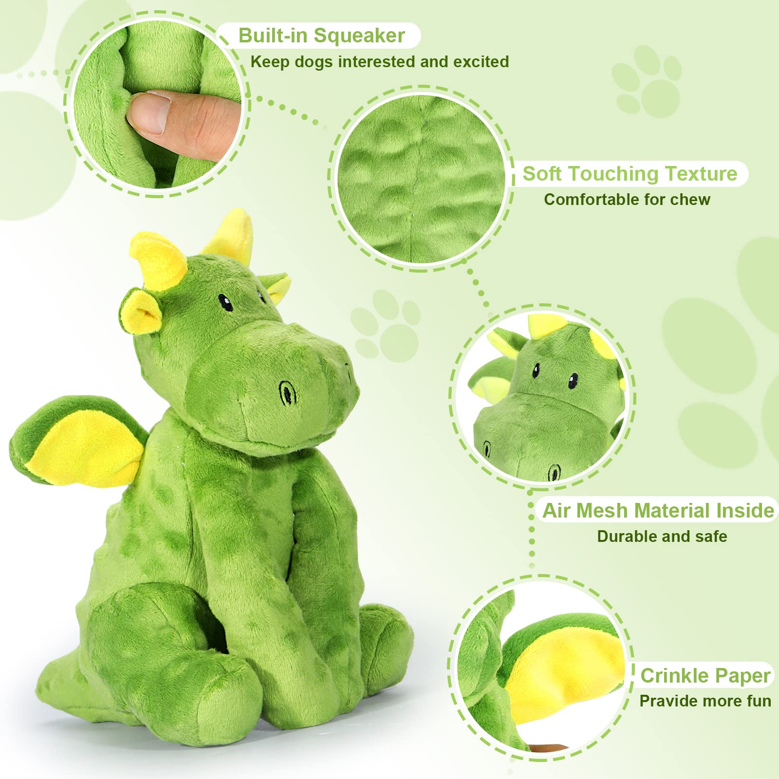 Jouet Letsmeet peluche texture bulle, douceur et durable.