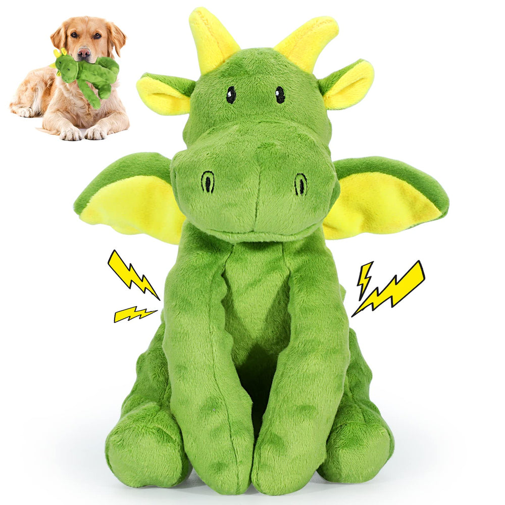 Jouet Letsmeet sifflement et peluche pour chien, stimule l’attention et le jeu.