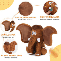 Peluche Letsmeet durable pour la mastication des chiens actifs.