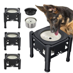 Lewondr bol d’eau chien grande capacité 2,5 L pour chiens gourmands