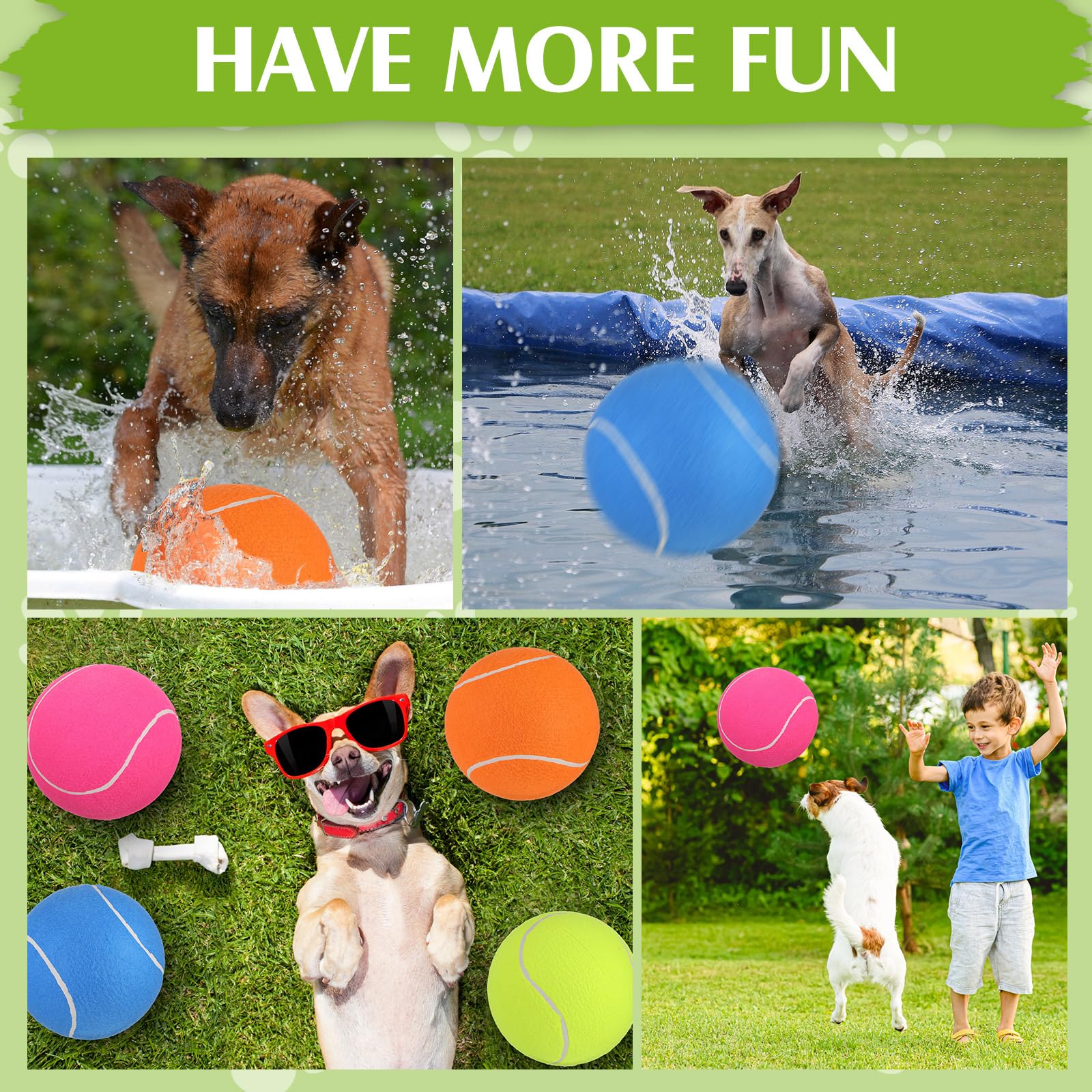 Ensemble Leyndo de balles et accessoires, adapté au multi-chien et à divers exercices.