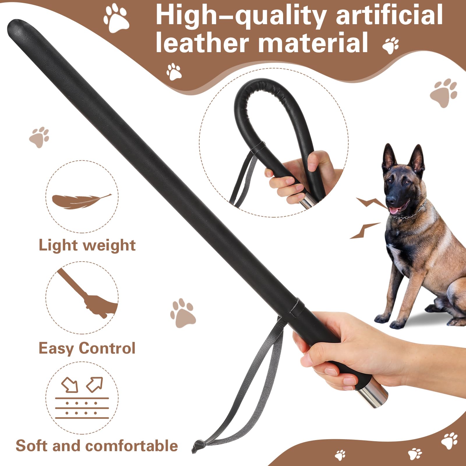 Leyndo baton d'entraînement 52 cm, outil polyvalent pour contrôles précis.