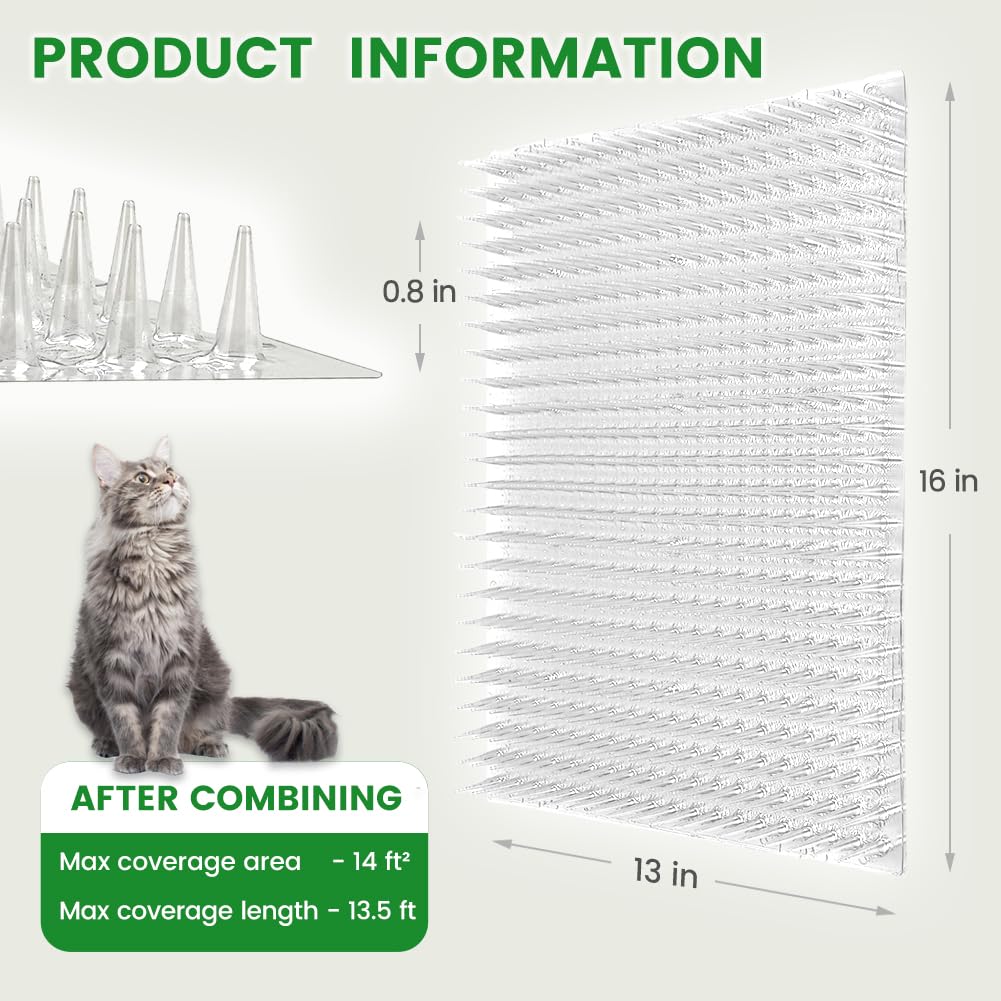 Gros plan sur les piques non toxiques pour chats.