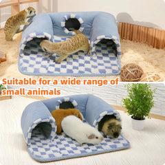 Lfokd lit doux bleu pour cochon d'Inde, repos agréable.