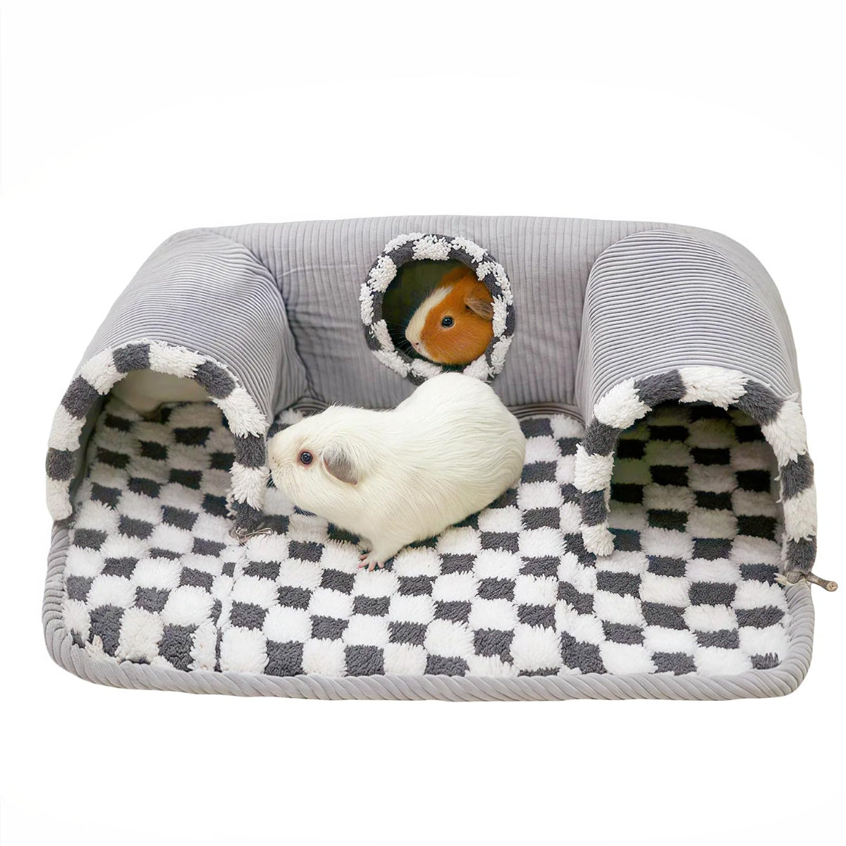 Lfokd tunnel abri cochon d’Inde avec lit chaud et espace confortable