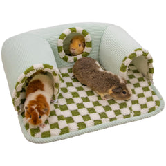 Lfokd tunnel-cachette cobaye avec lit chaud pour repos confortable