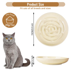 Lfpkixise – gamelle chat sans moustache, confort facial pendant le repas.