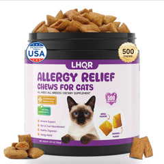 LHQR 500 gommes-relief allergie chat emballage clair et pratique.