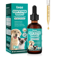 LHQR soutient puces et tiques, bouteille vanille, 60ml, démonstration produit